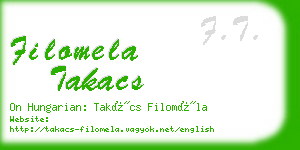 filomela takacs business card
